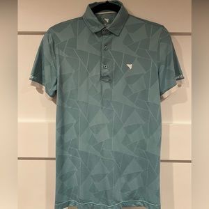 Macade Small Teal Golf Polo